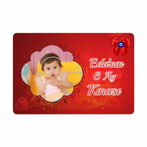 Kına Temalı Doğum Günü Afişi